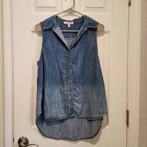 Denim button down shirt
